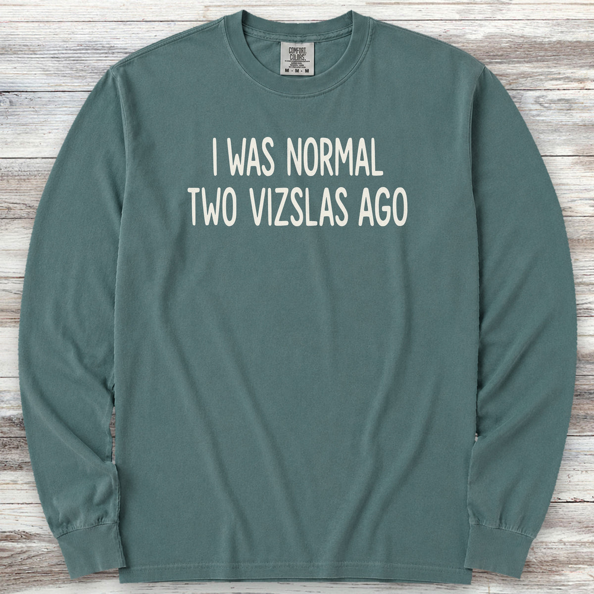 Vizsla Normal Long Sleeve Tee - Blue Spruce