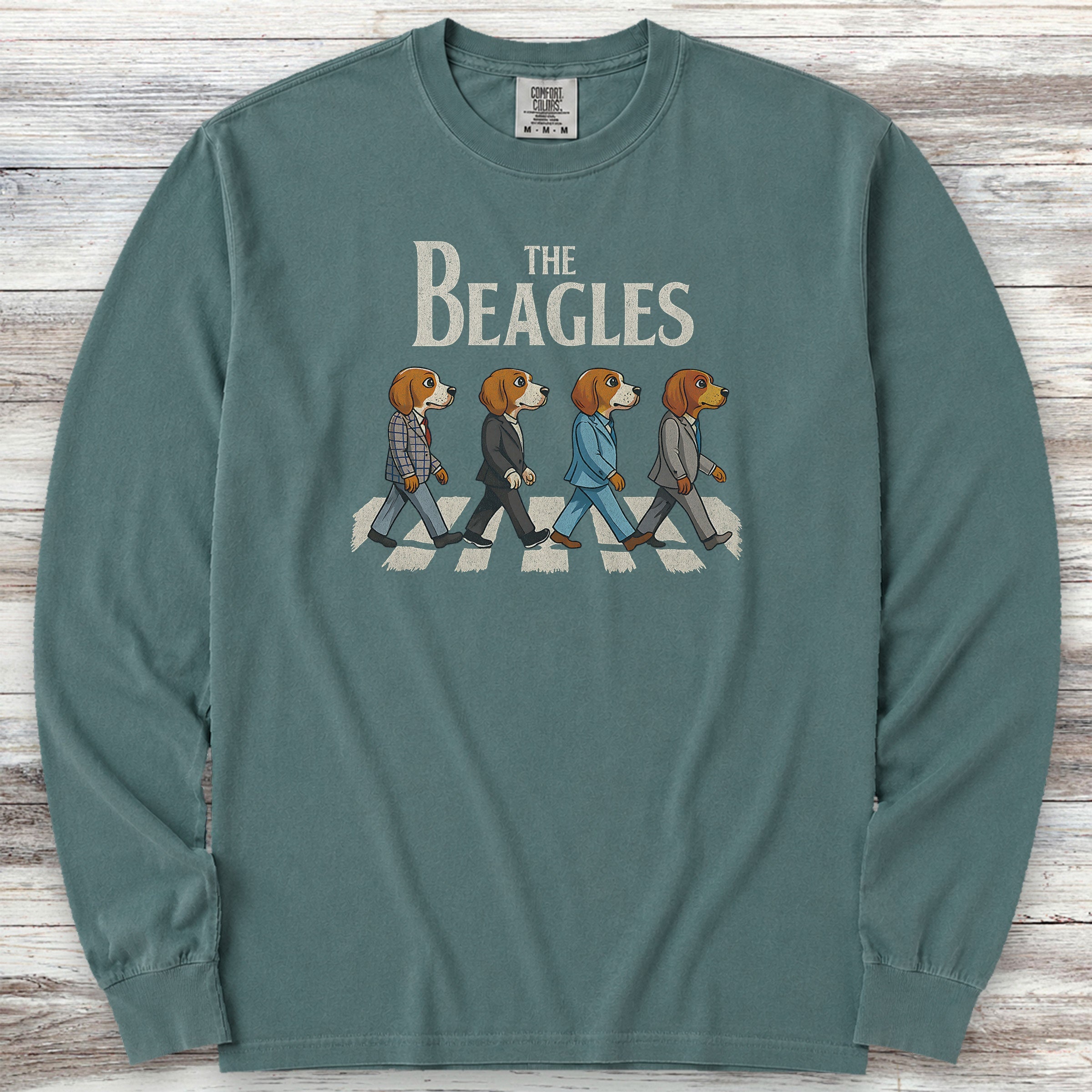 The Beagles Long Sleeve Tee - Blue Spruce
