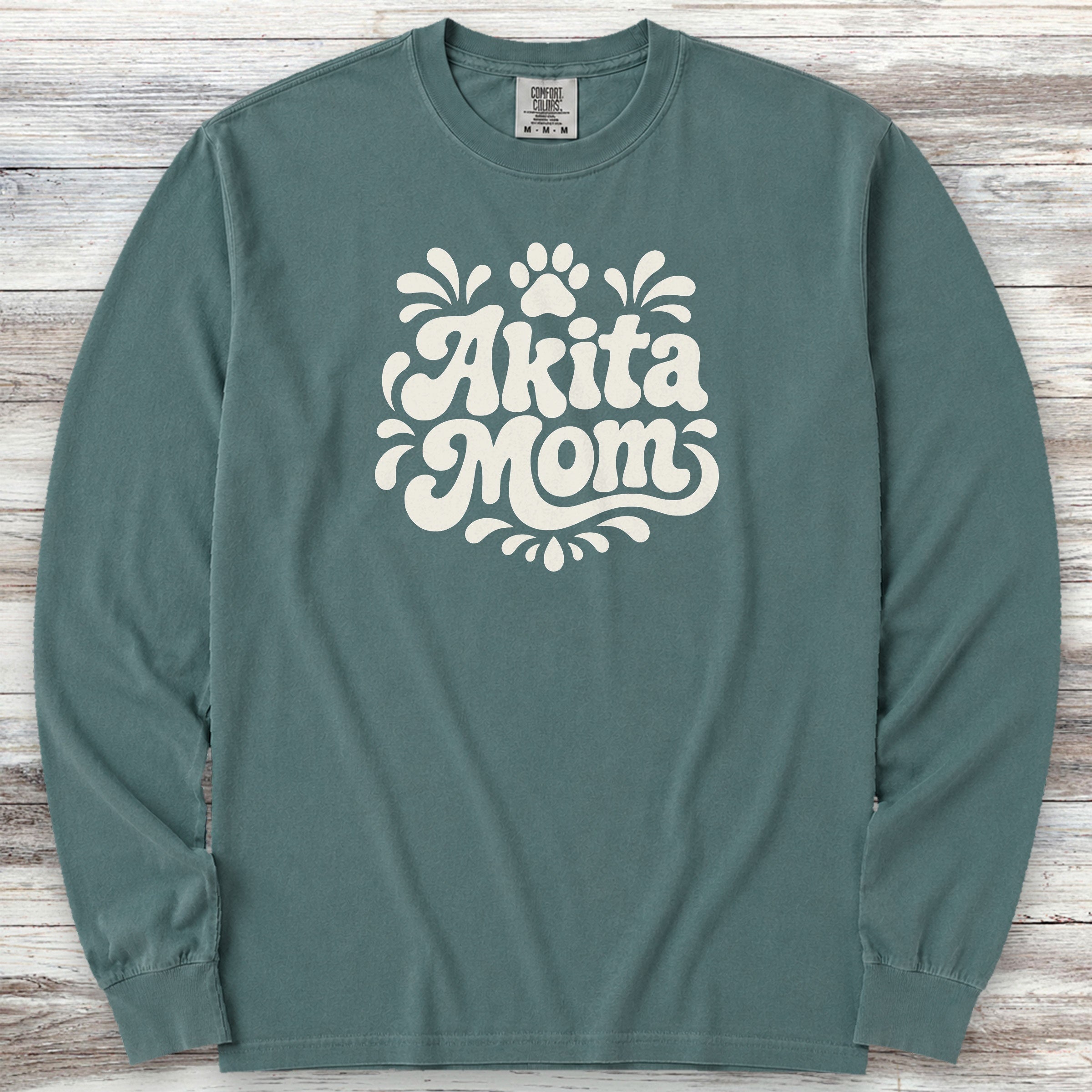 Akita Groovy Mom Long Sleeve Tee - Blue Spruce