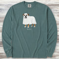 Boxer Boo Long Sleeve Tee - Blue Spruce