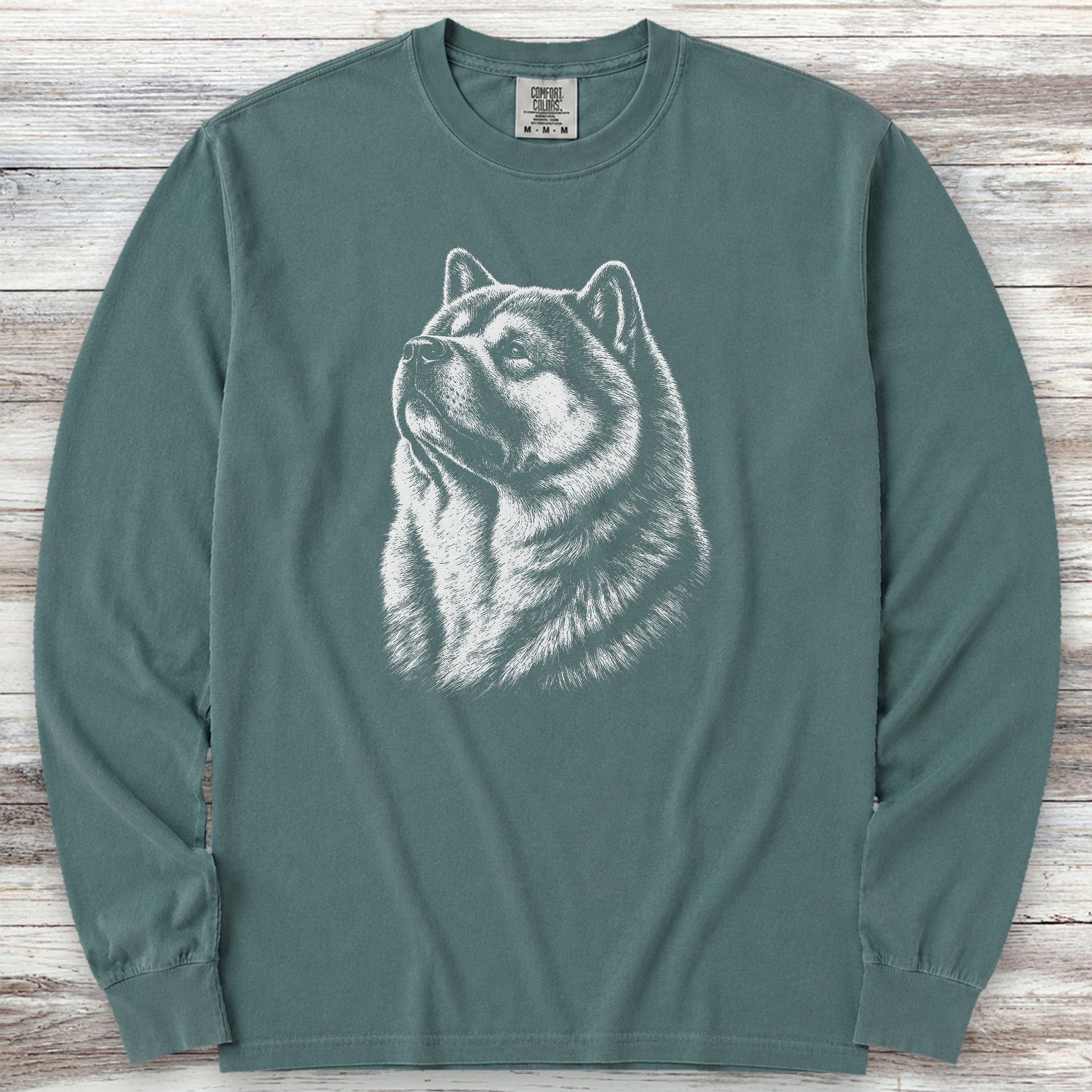 Akita Loyalty Long Sleeve Tee - Blue Spruce