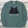 Scottish Terrier Nope Long Sleeve Tee - Blue Spruce