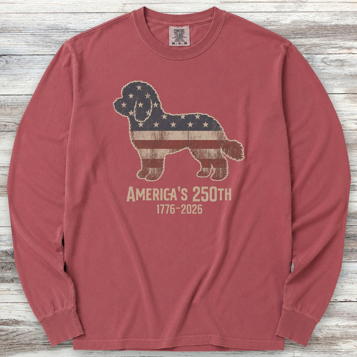 Cockapoo 250 Long Sleeve Tee - Brick