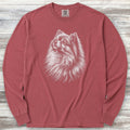 Pomeranian Loyalty Long Sleeve Tee - Brick