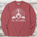Bernedoodle Lapdog Long Sleeve Tee - Brick