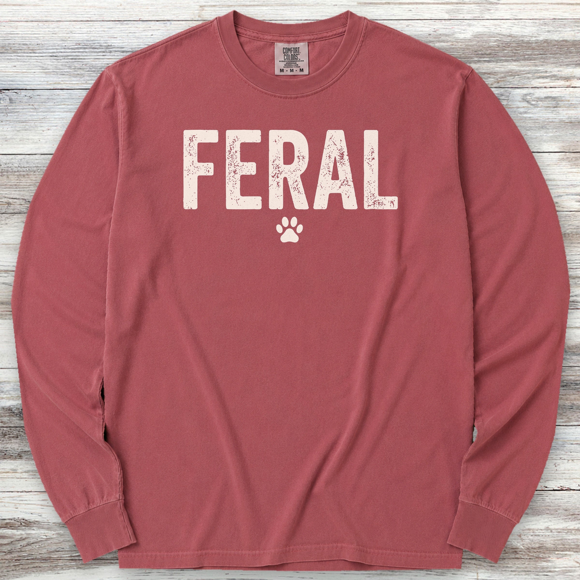 Feral Long Sleeve Tee - Brick