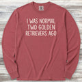 Golden Retriever Normal Long Sleeve Tee - Brick