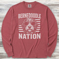Bernedoodle Nation Long Sleeve Tee - Brick