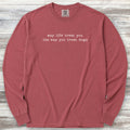 Treat Dogs Long Sleeve Tee - Brick