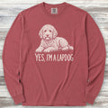 Goldendoodle Lapdog Long Sleeve Tee - Brick