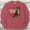 Swiss Mountain Dog Big Long Sleeve Tee - Brick