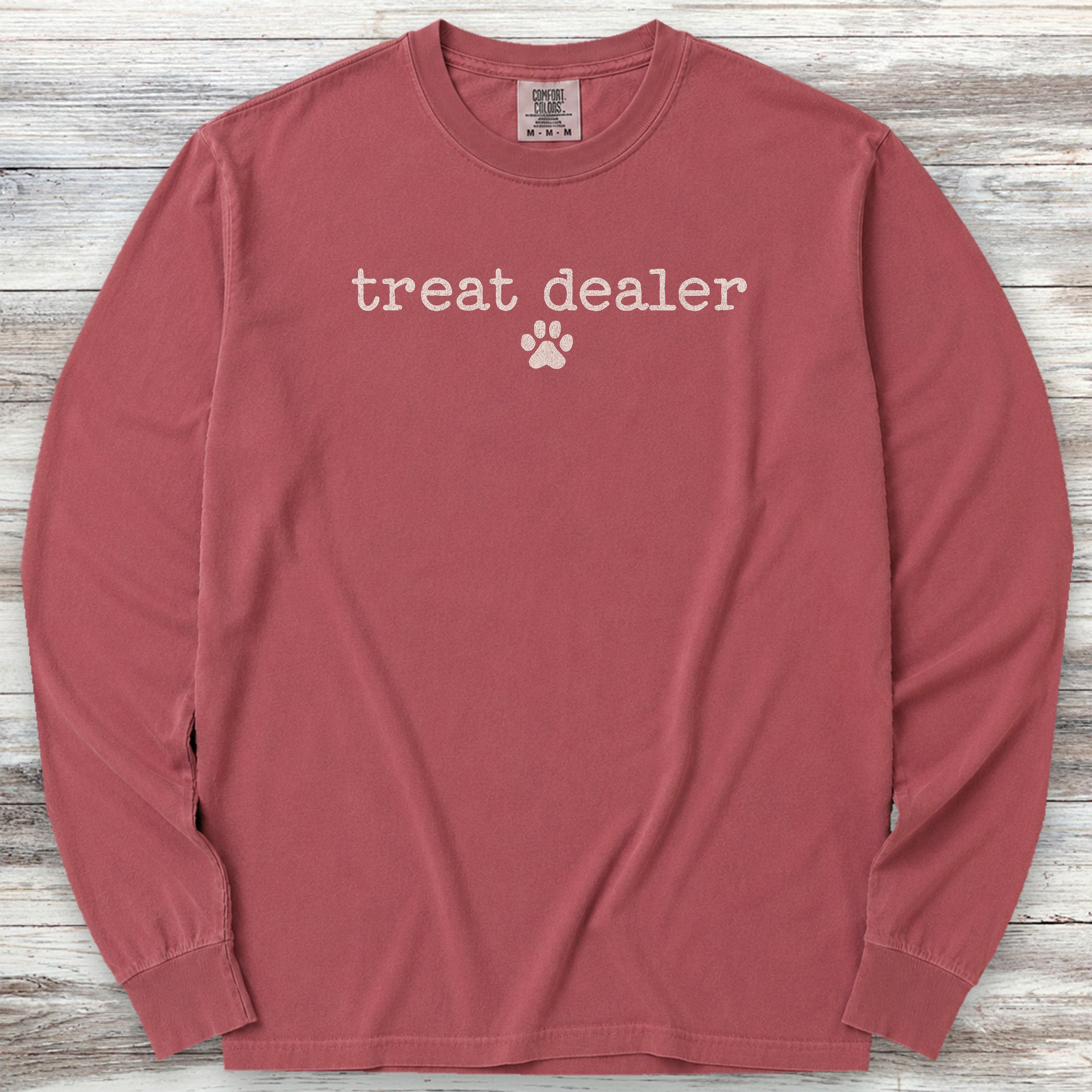Vintage Treat Dealer Long Sleeve Tee - Brick