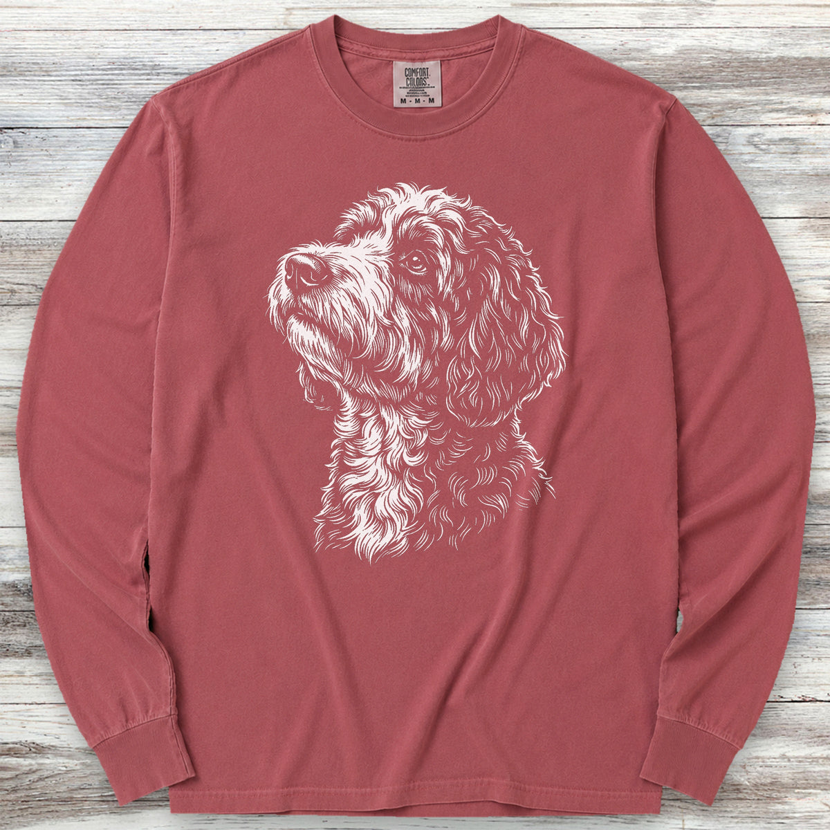 Bernedoodle Loyalty Long Sleeve Tee - Brick