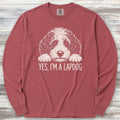 Sheepadoodle Lapdog Long Sleeve Tee - Brick