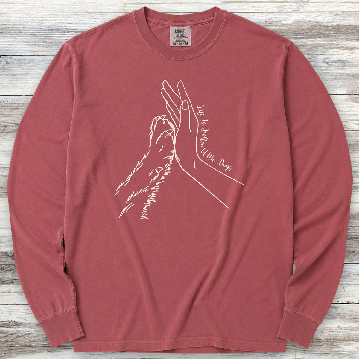 Together Long Sleeve Tee - Brick