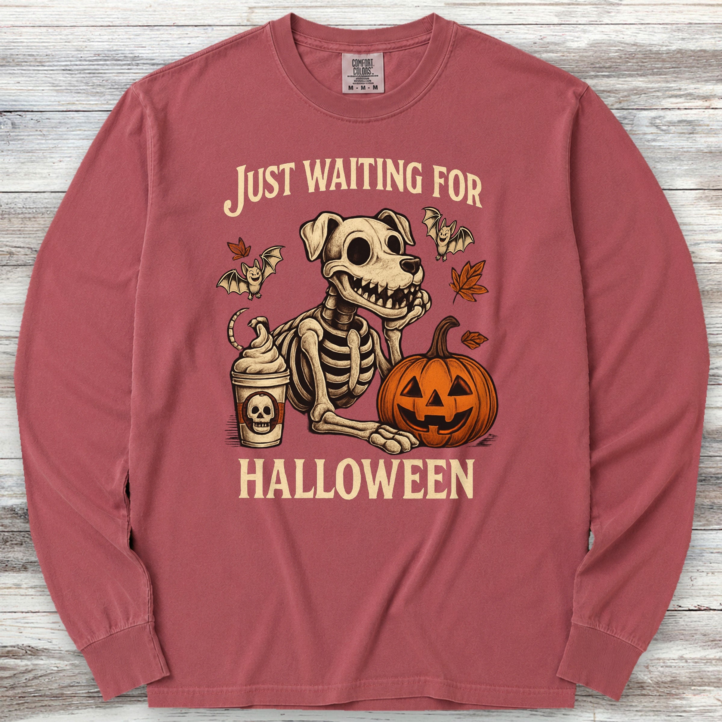 Wait For It Long Sleeve Tee - Brick
