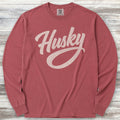 Husky Team Long Sleeve Tee - Brick