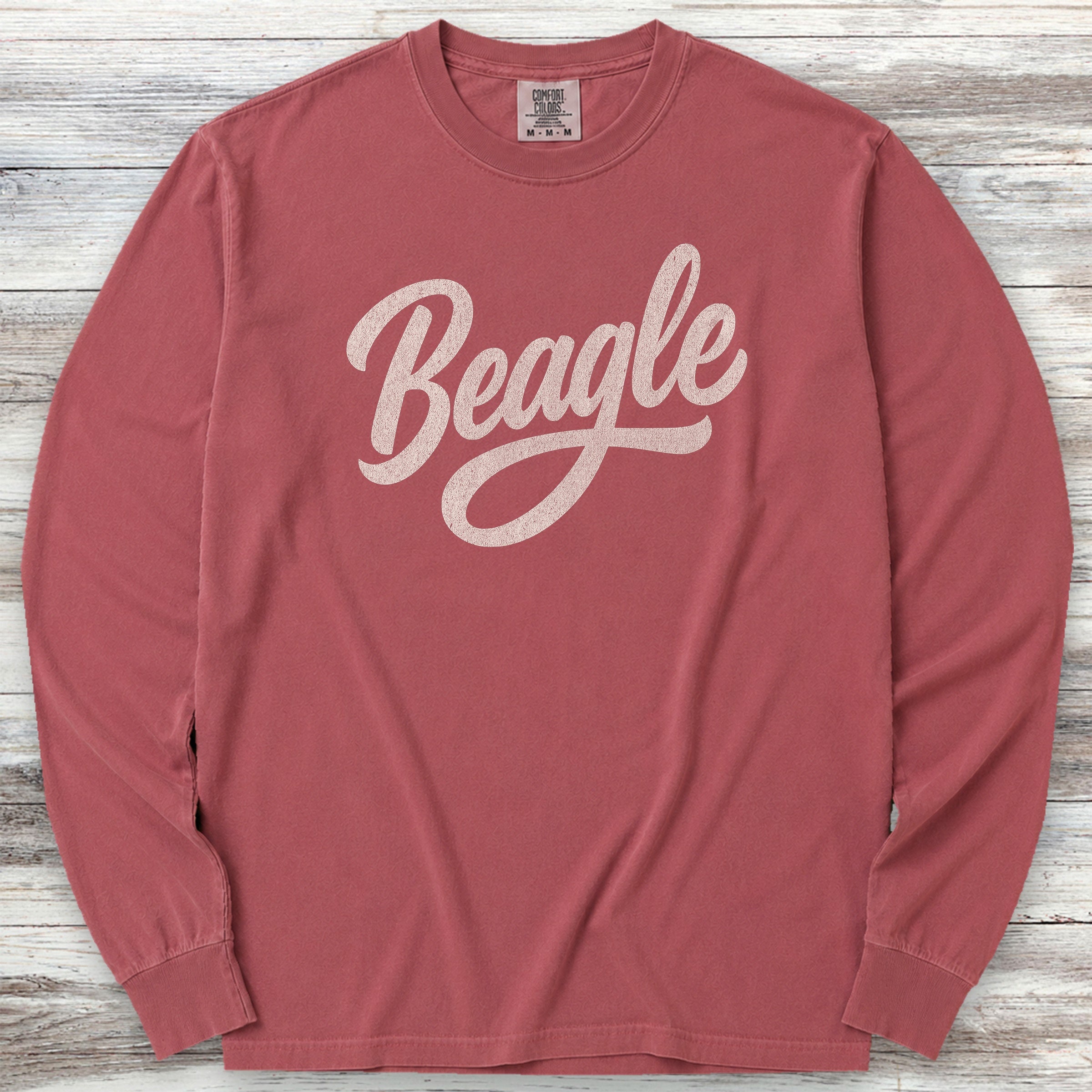 Team Beagle Long Sleeve Tee - Brick