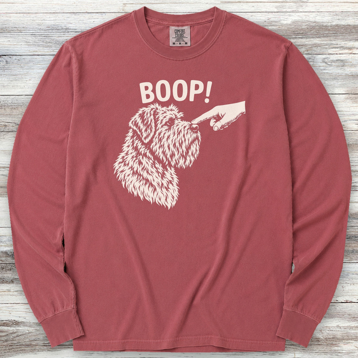 Bouvier BOOP! Long Sleeve Tee - Brick