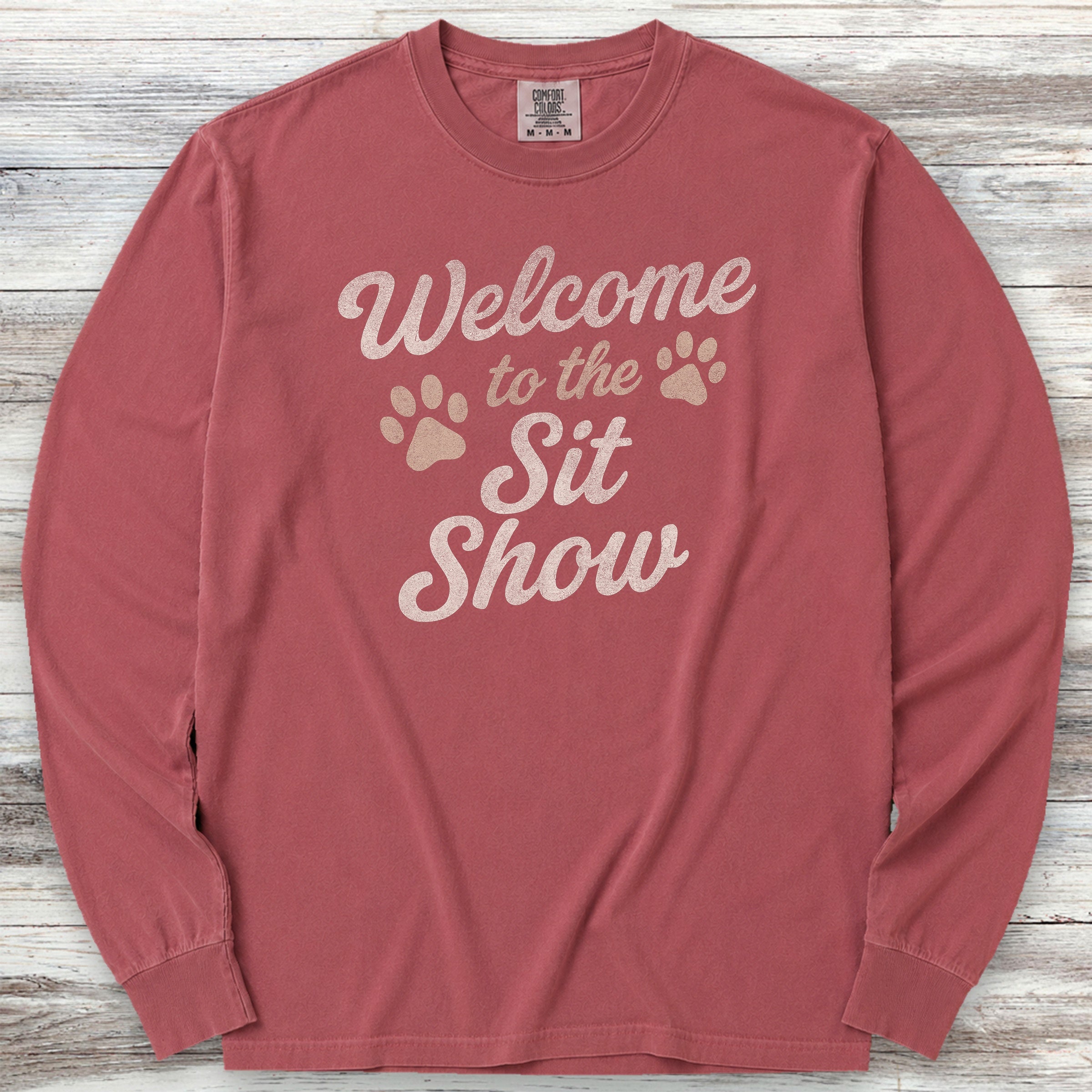 Sit Show Long Sleeve Tee - Brick