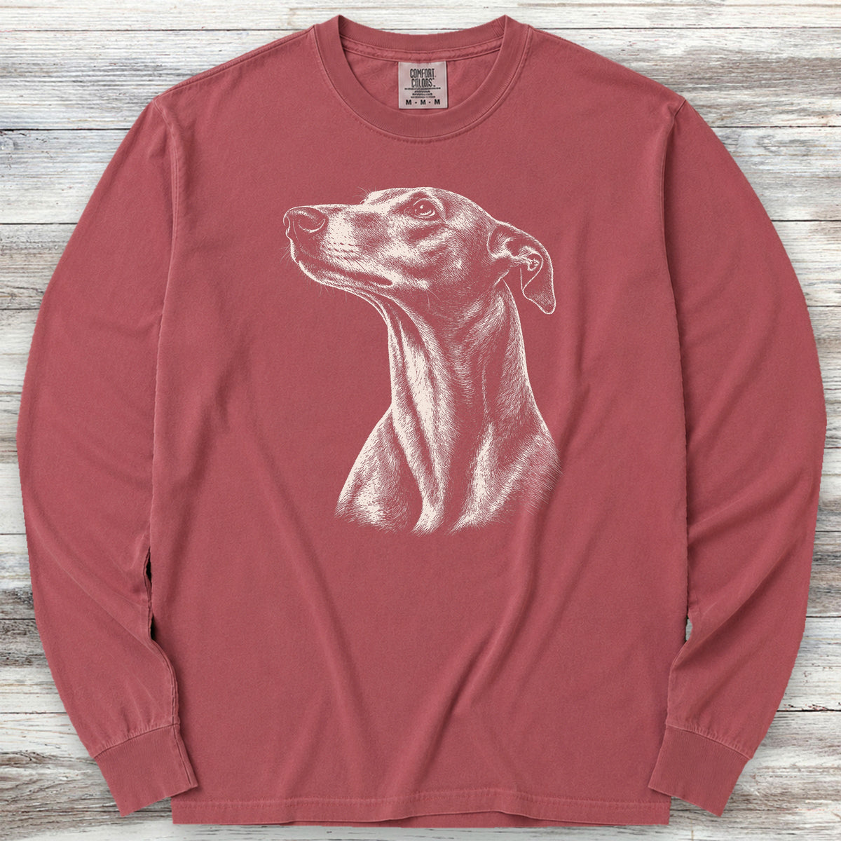 Greyhound Loyalty Long Sleeve Tee - Brick