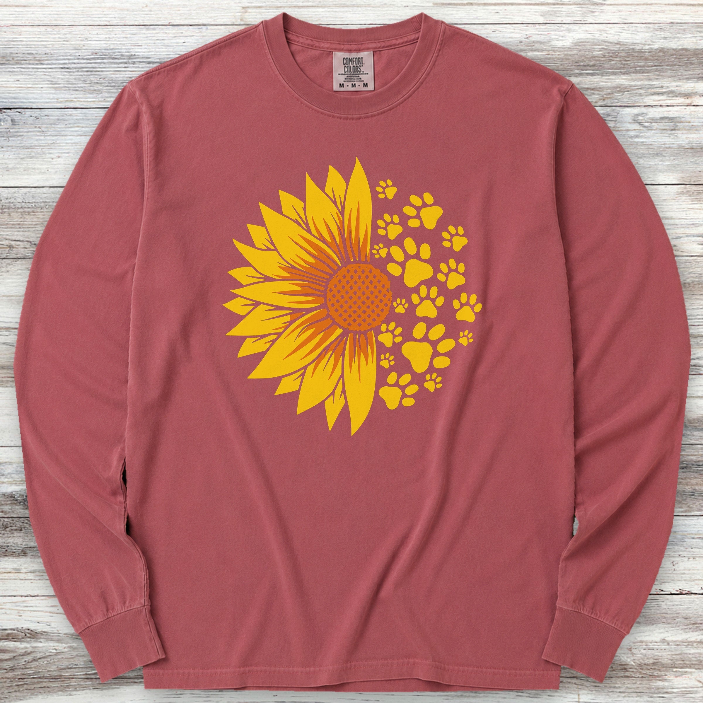 Sunflower Long Sleeve Tee - Brick