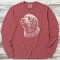 Old English Sheepdog Loyalty Long Sleeve Tee - Brick