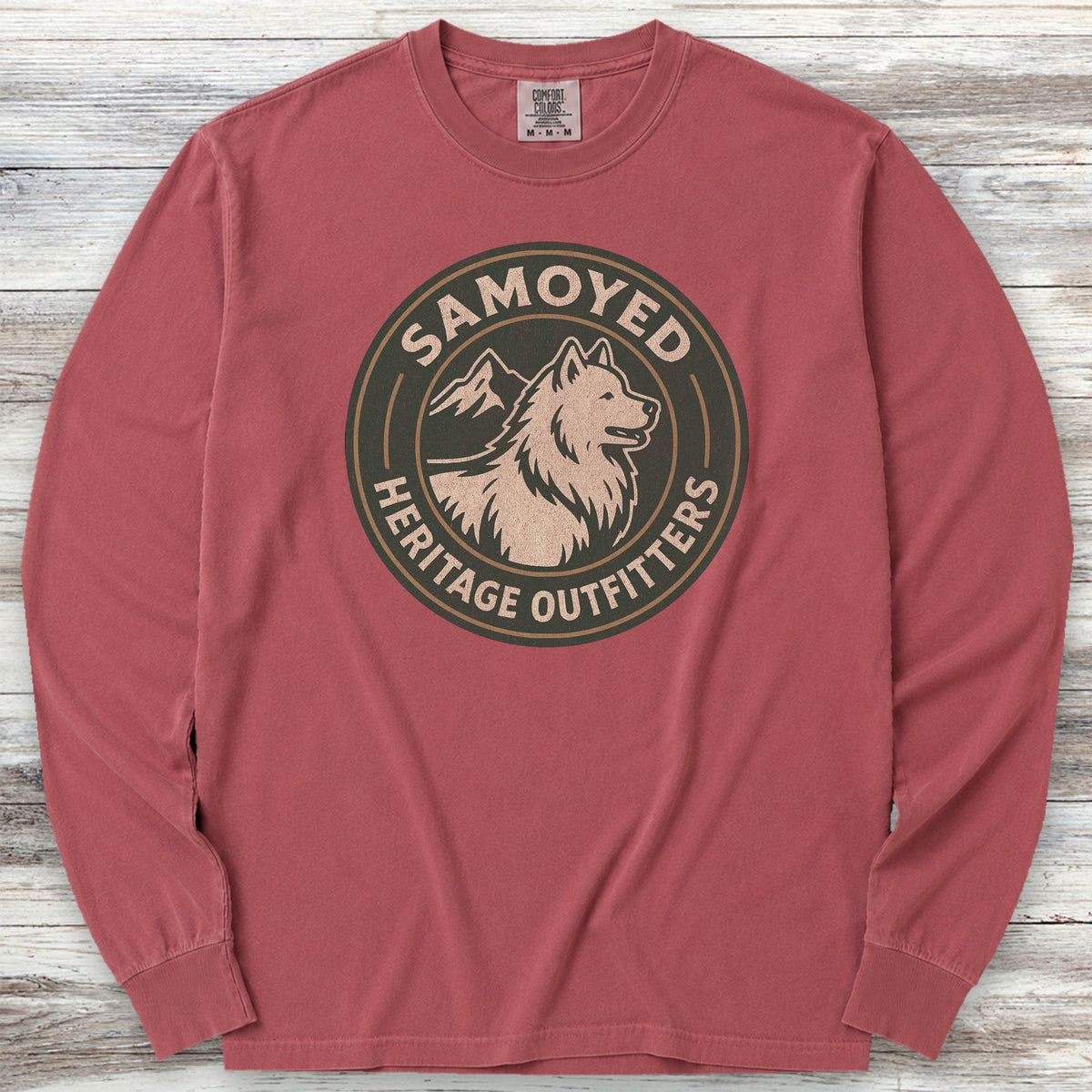 Samoyed Heritage Outfitters Long Sleeve Tee - Brick