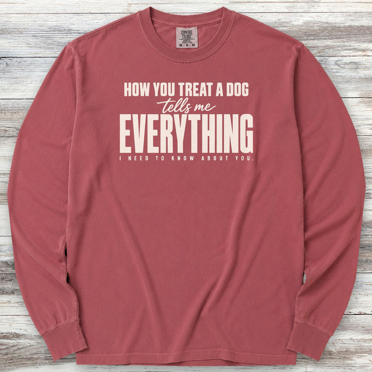 Everything Long Sleeve Tee - Brick