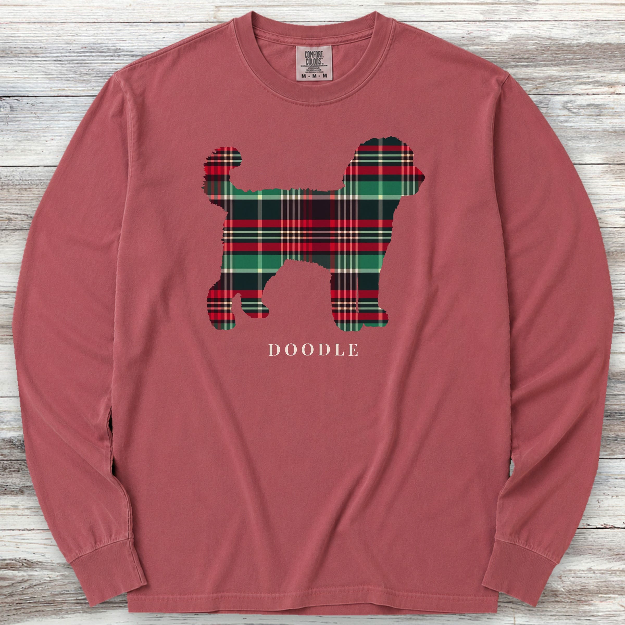 Doodle Winter 2025 Long Sleeve Tee - Brick