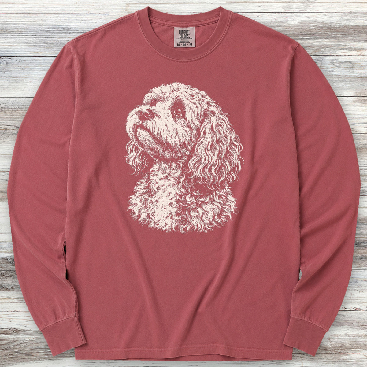 Cockapoo Loyalty Long Sleeve Tee - Brick