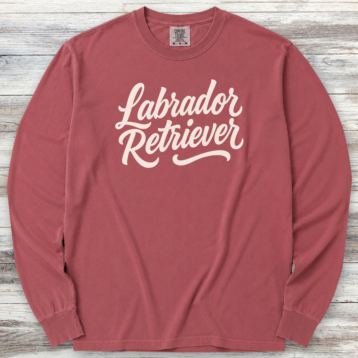 Labrador Retriever Team Long Sleeve Tee - Brick