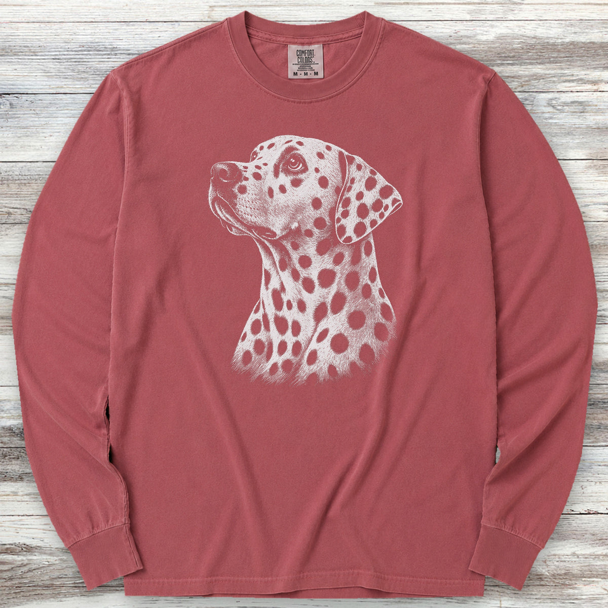 Dalmatian Loyalty Long Sleeve Tee - Brick