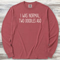 Doodle Normal Long Sleeve Tee - Brick