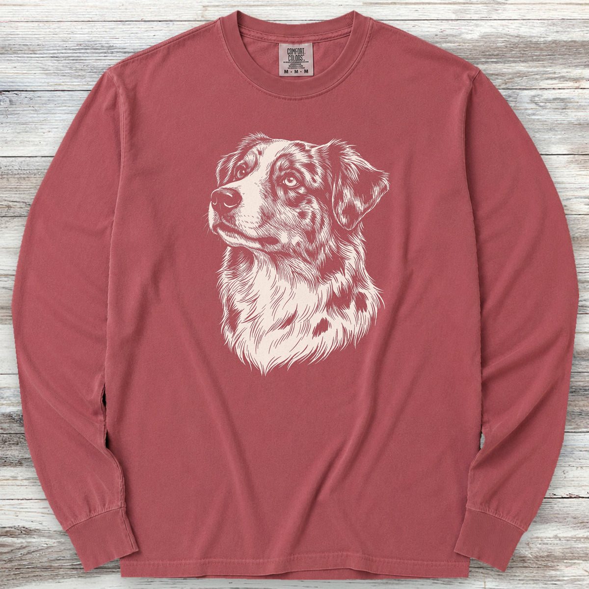 American Shepherd Loyalty Long Sleeve Tee - Brick