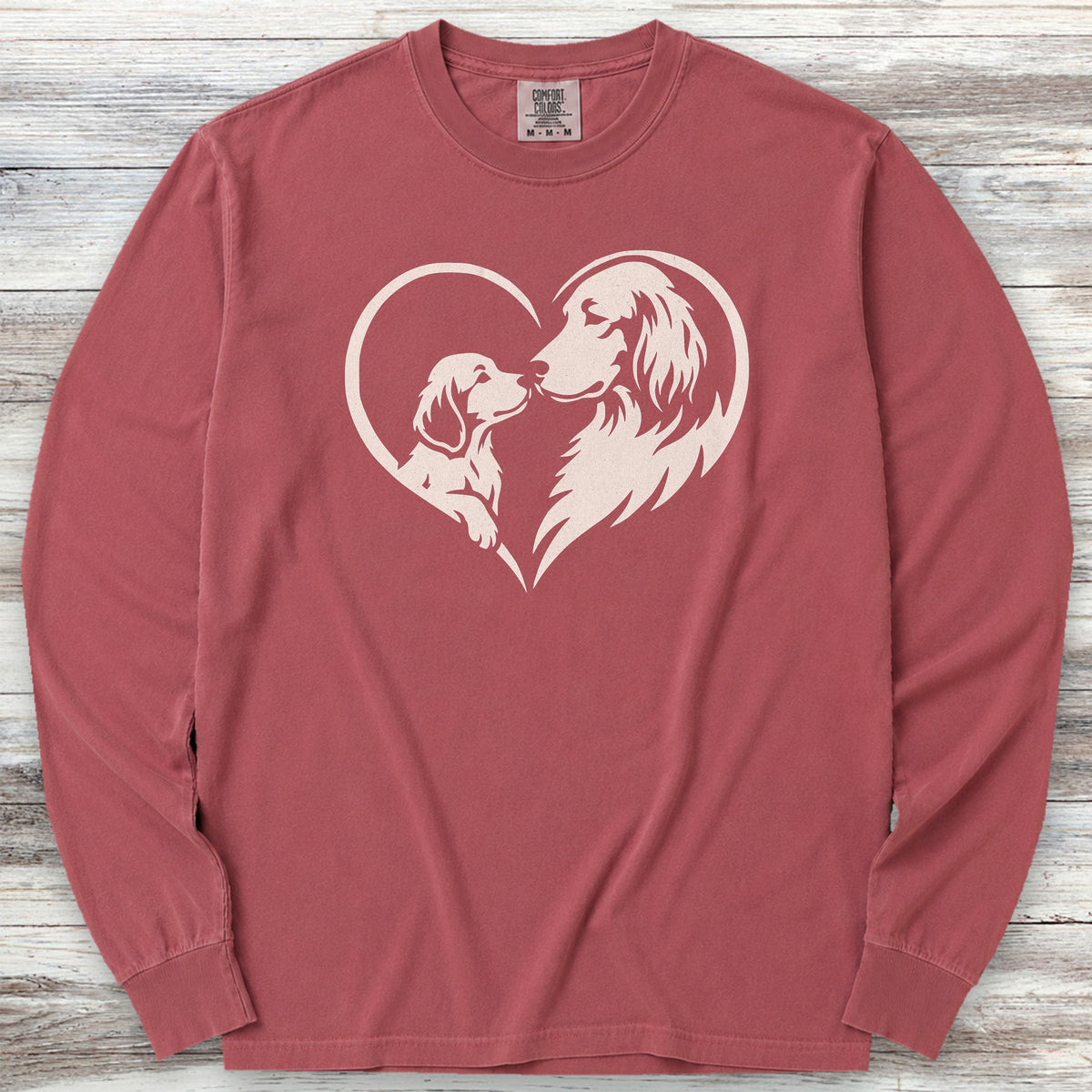 Irish Setter Heart Bond Long Sleeve Tee - Brick