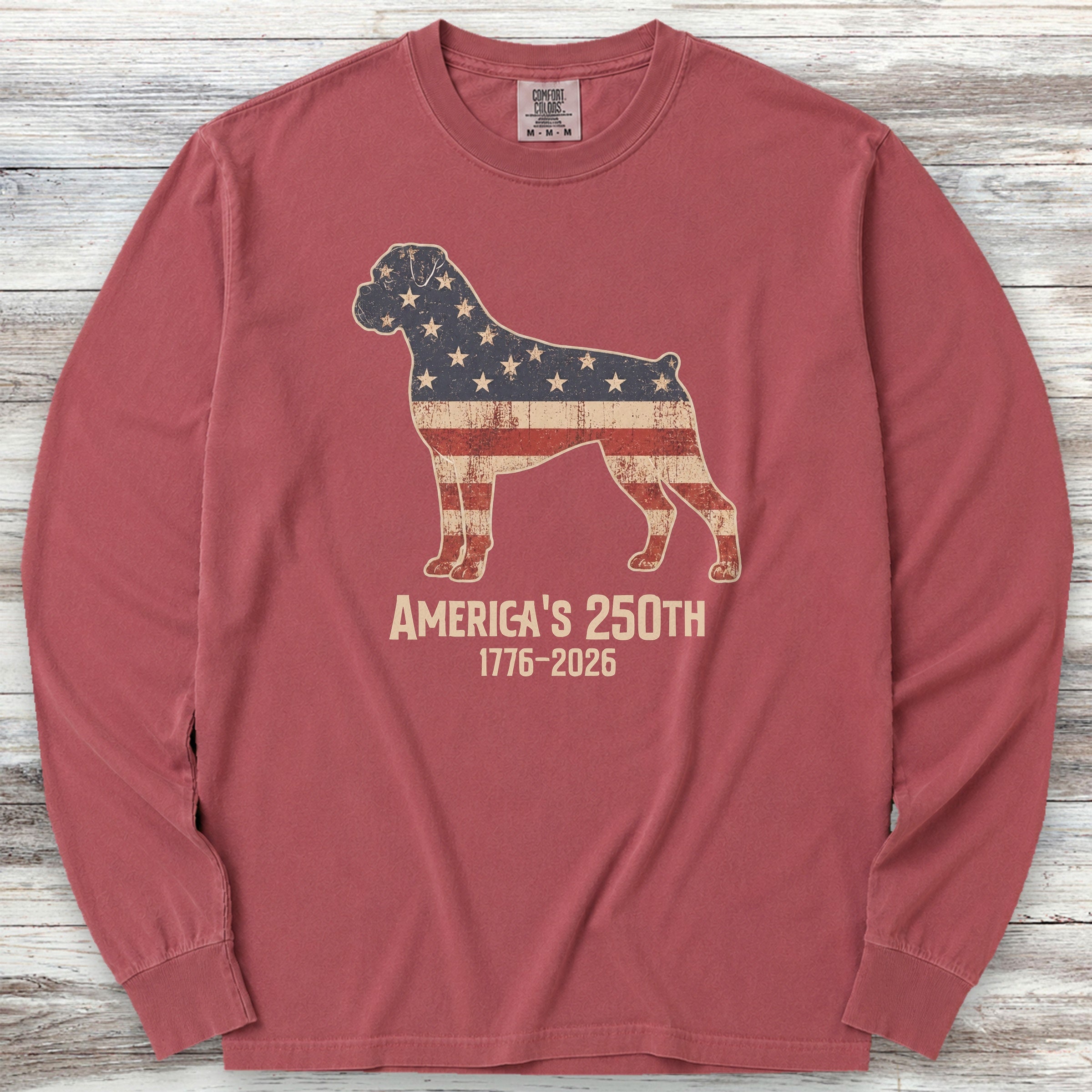 Boxer 250 Long Sleeve Tee - Brick