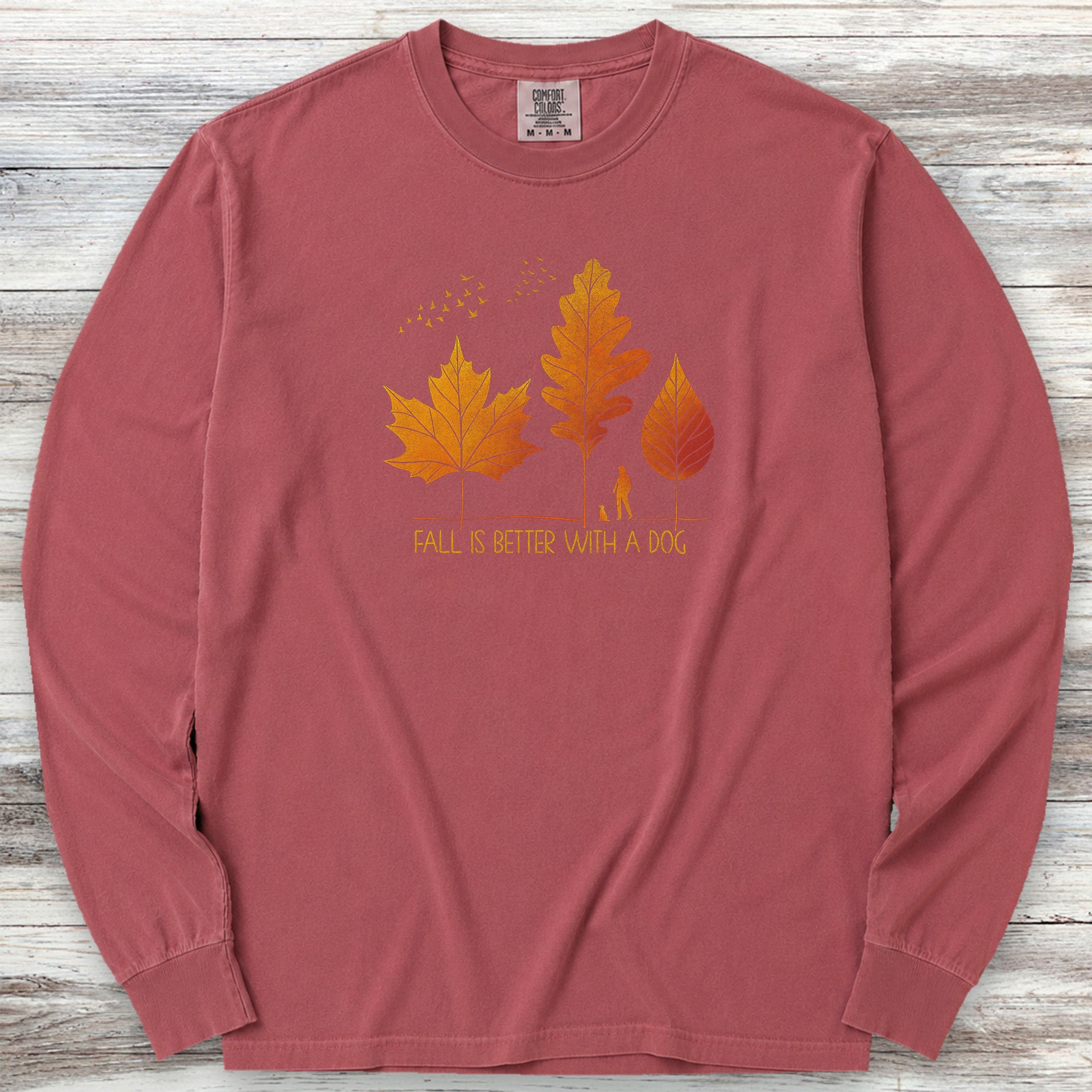 Fall Is Better Long Sleeve Tee - Brick