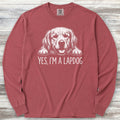 Golden Retriever Lapdog Long Sleeve Tee - Brick
