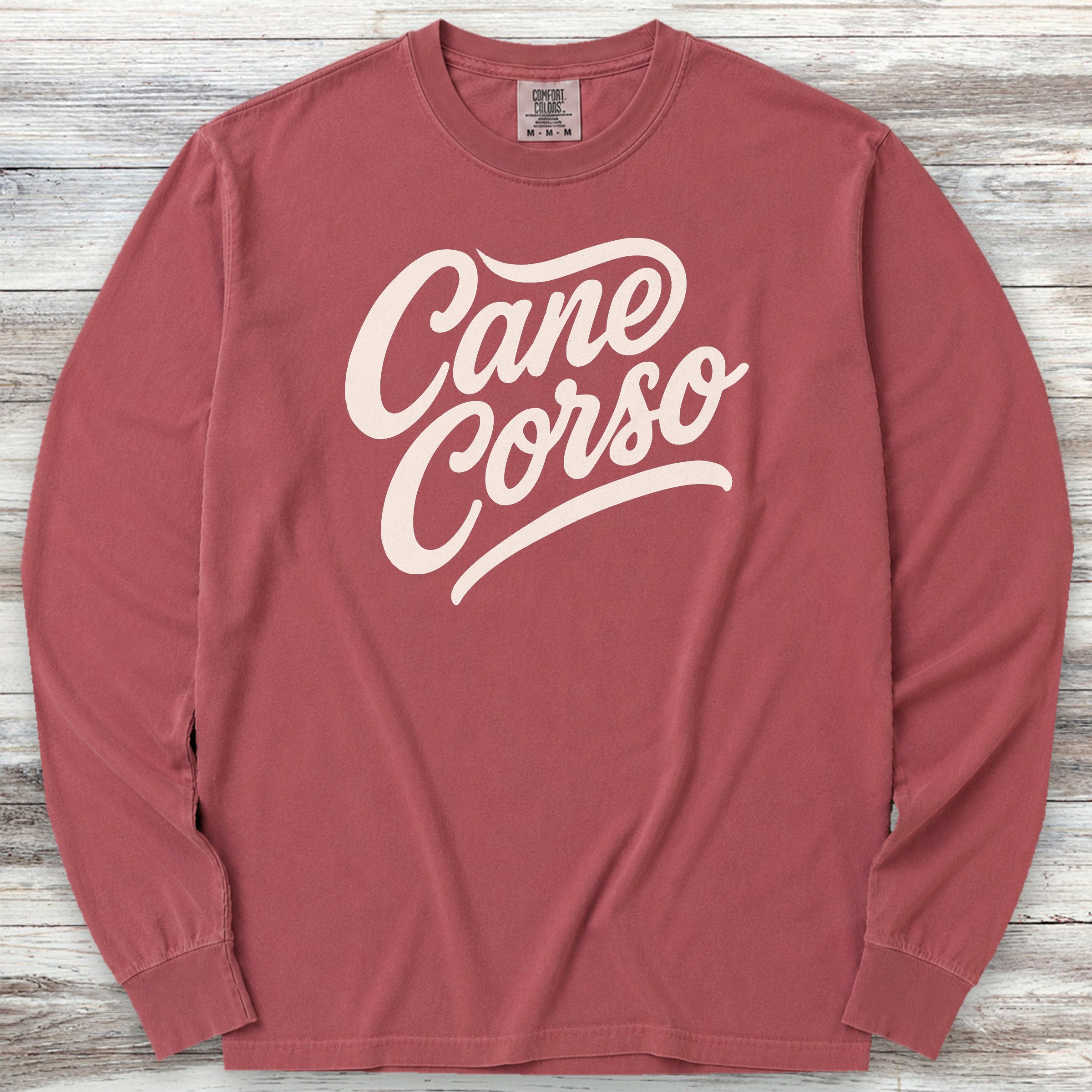 Cane Corso Team Long Sleeve Tee - Brick
