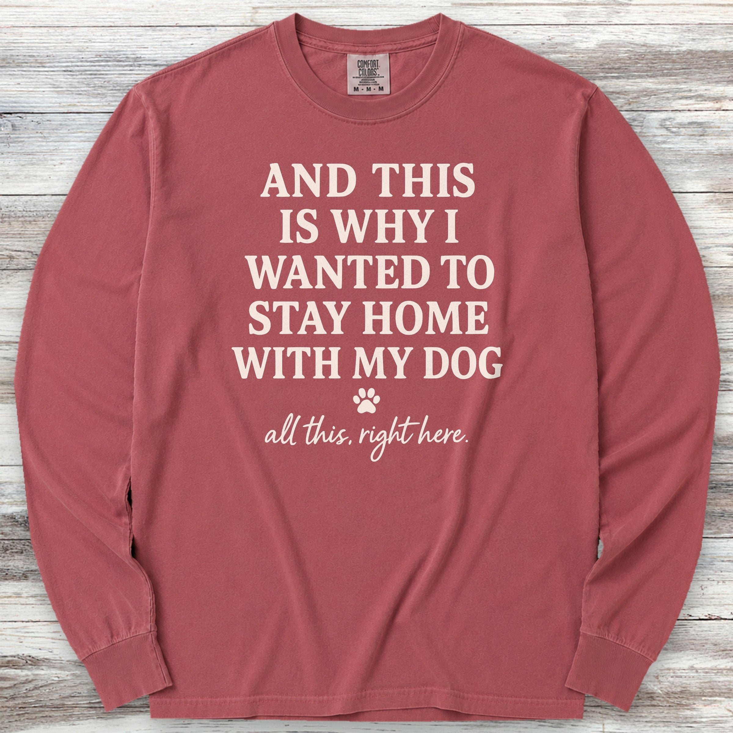 This Is Why Long Sleeve Tee - Brick