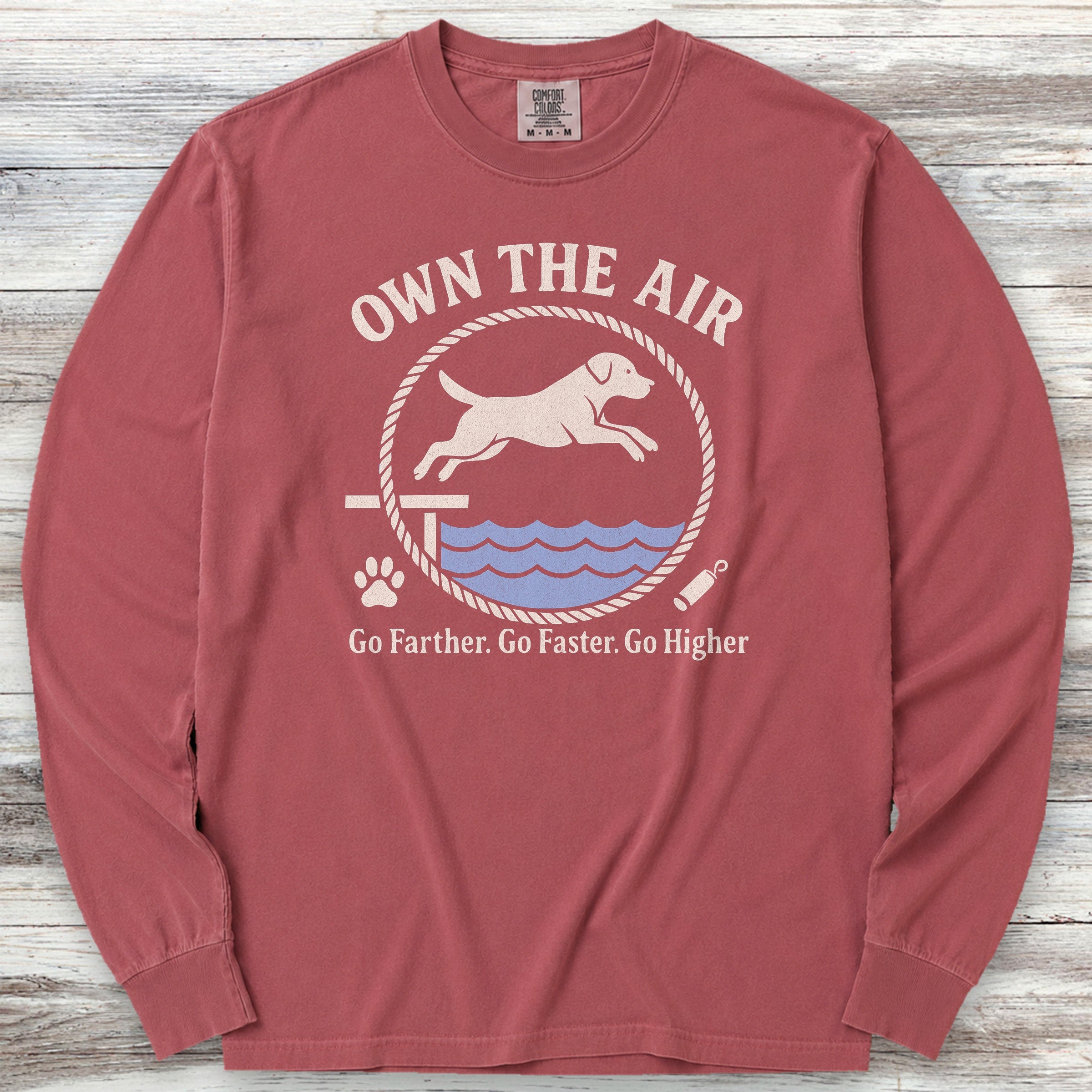 Labrador Retriever Air Long Sleeve Tee - Brick