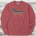 English Setter Vintage USA Long Sleeve Tee - Brick