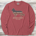 Border Collie 250 Long Sleeve Tee - Brick