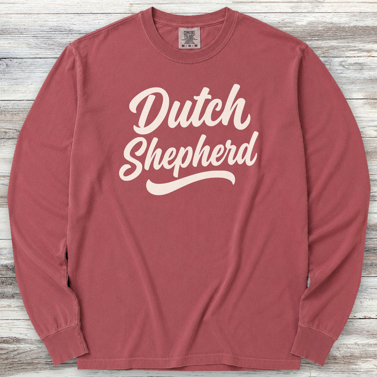 Dutch Shepherd Team Long Sleeve Tee - Brick