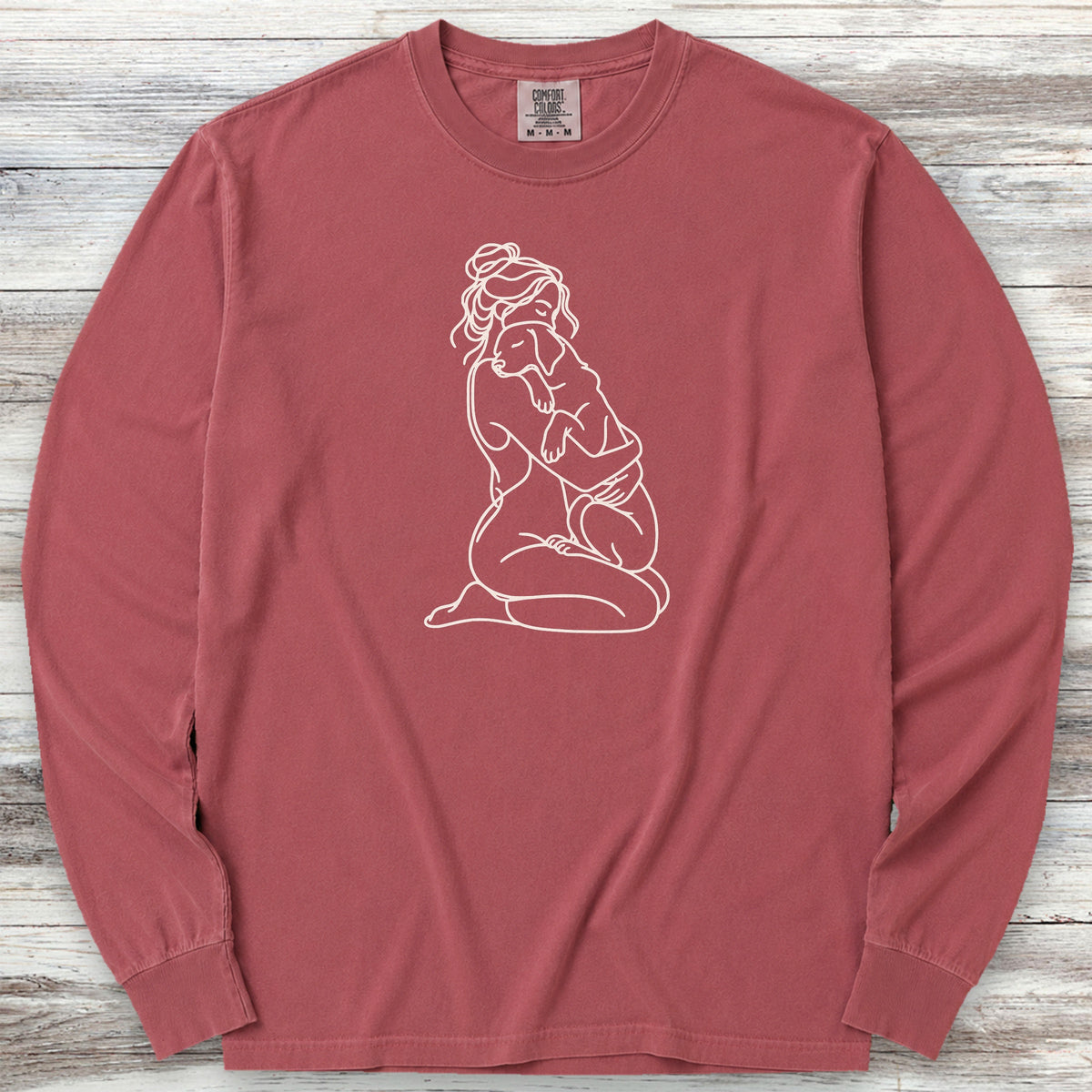 Security Long Sleeve Tee - Brick