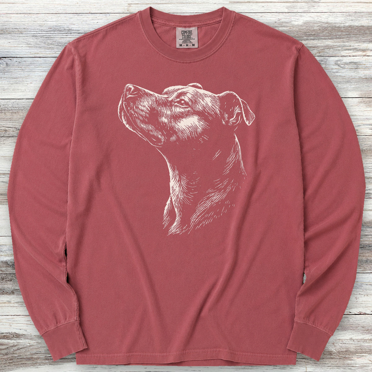 Pit Bull Loyalty Long Sleeve Tee - Brick