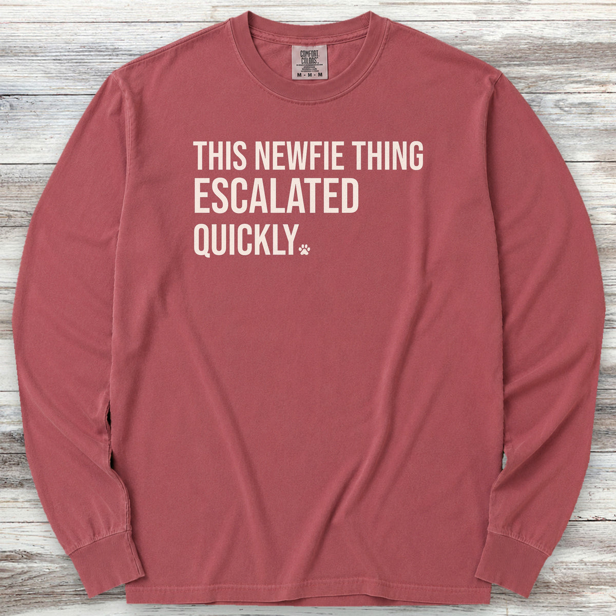 Newfoundland Escalated Long Sleeve Tee - Brick