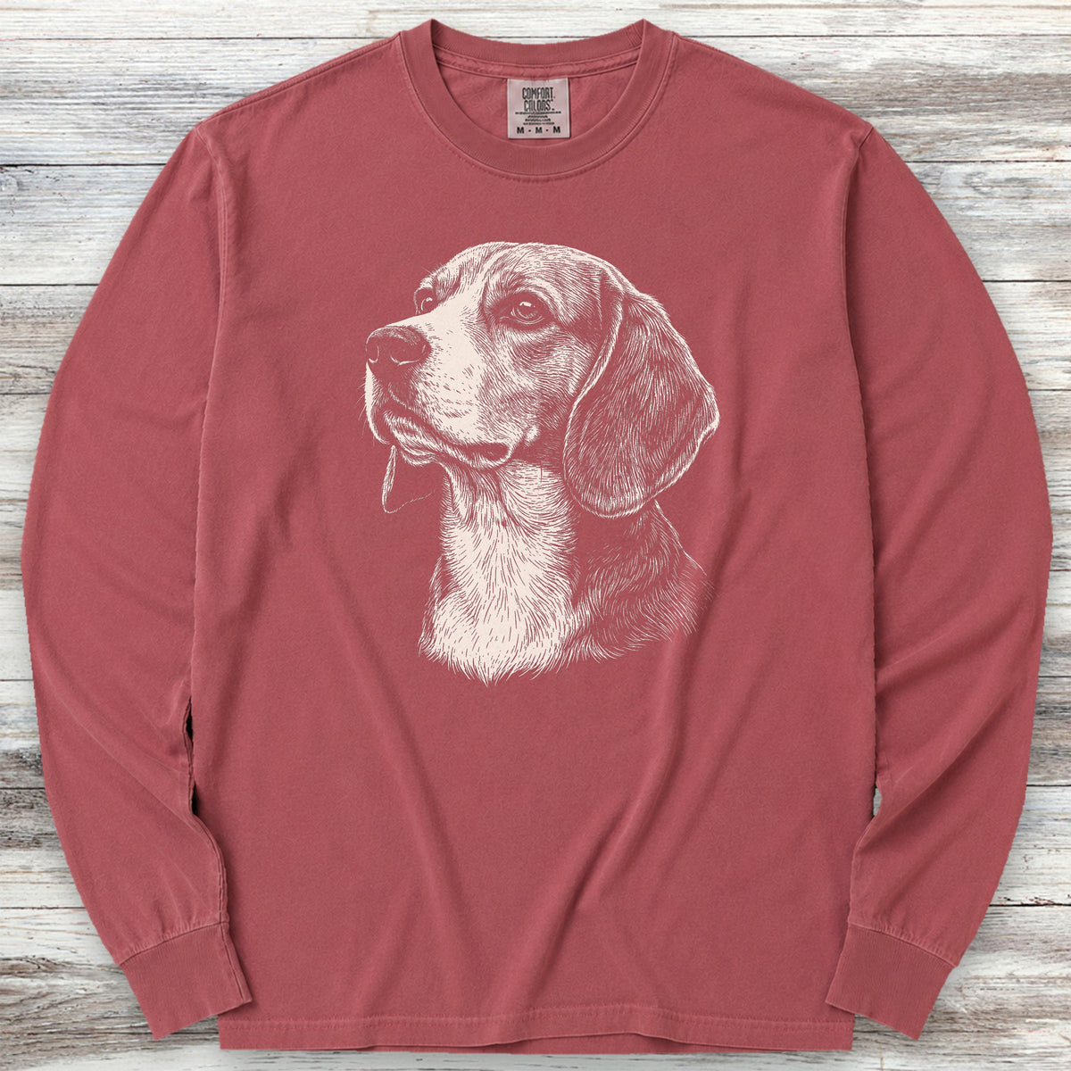 Beagle Loyalty Long Sleeve Tee - Brick