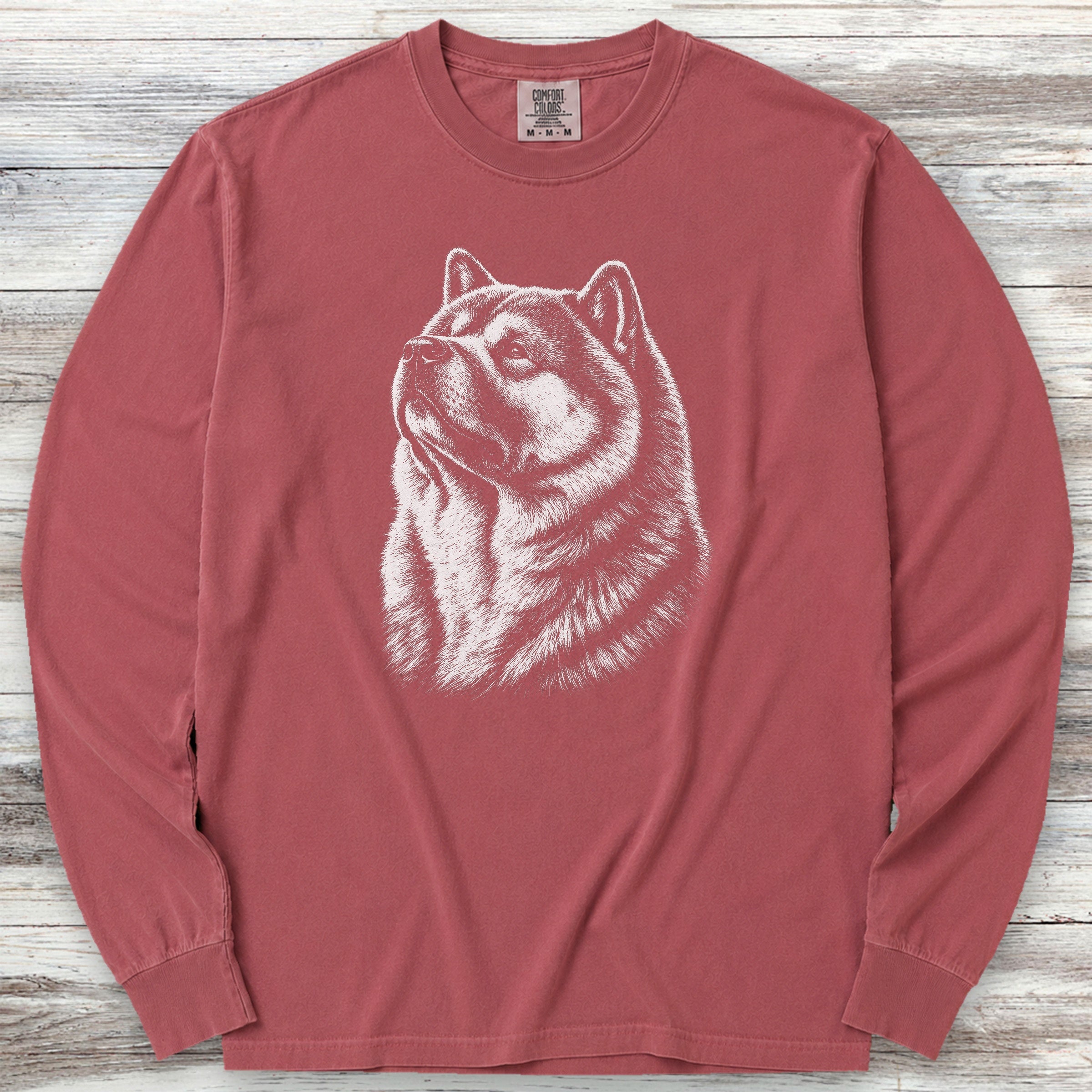 Akita Loyalty Long Sleeve Tee - Brick